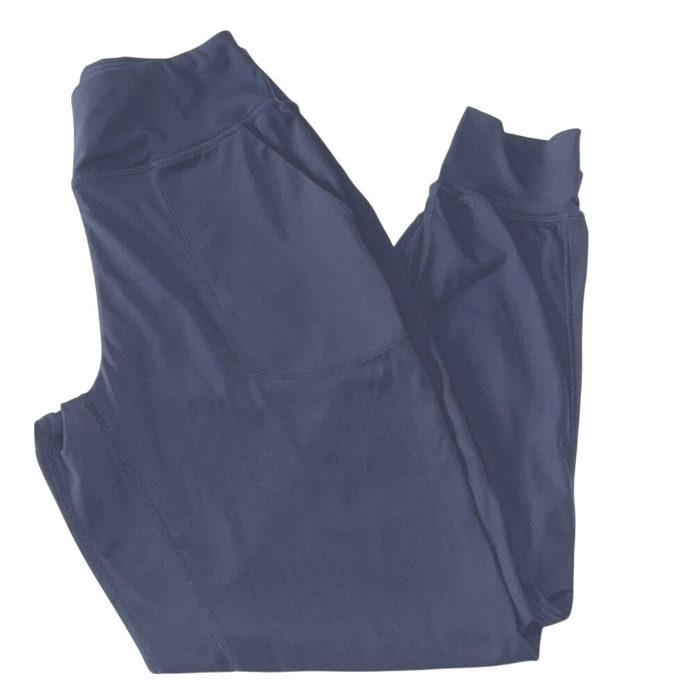 Soothfeel Joggers Athletic Running Yoga Pants Navy Blue Womens Small